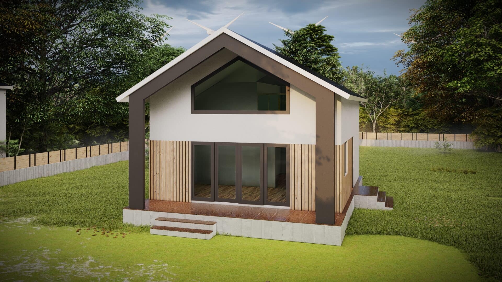 LB-2097 97 m² çelik ev dış cephe 3