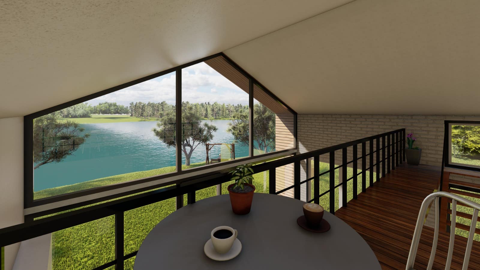LB-2114 114 m² çelik ev iç mekân 3