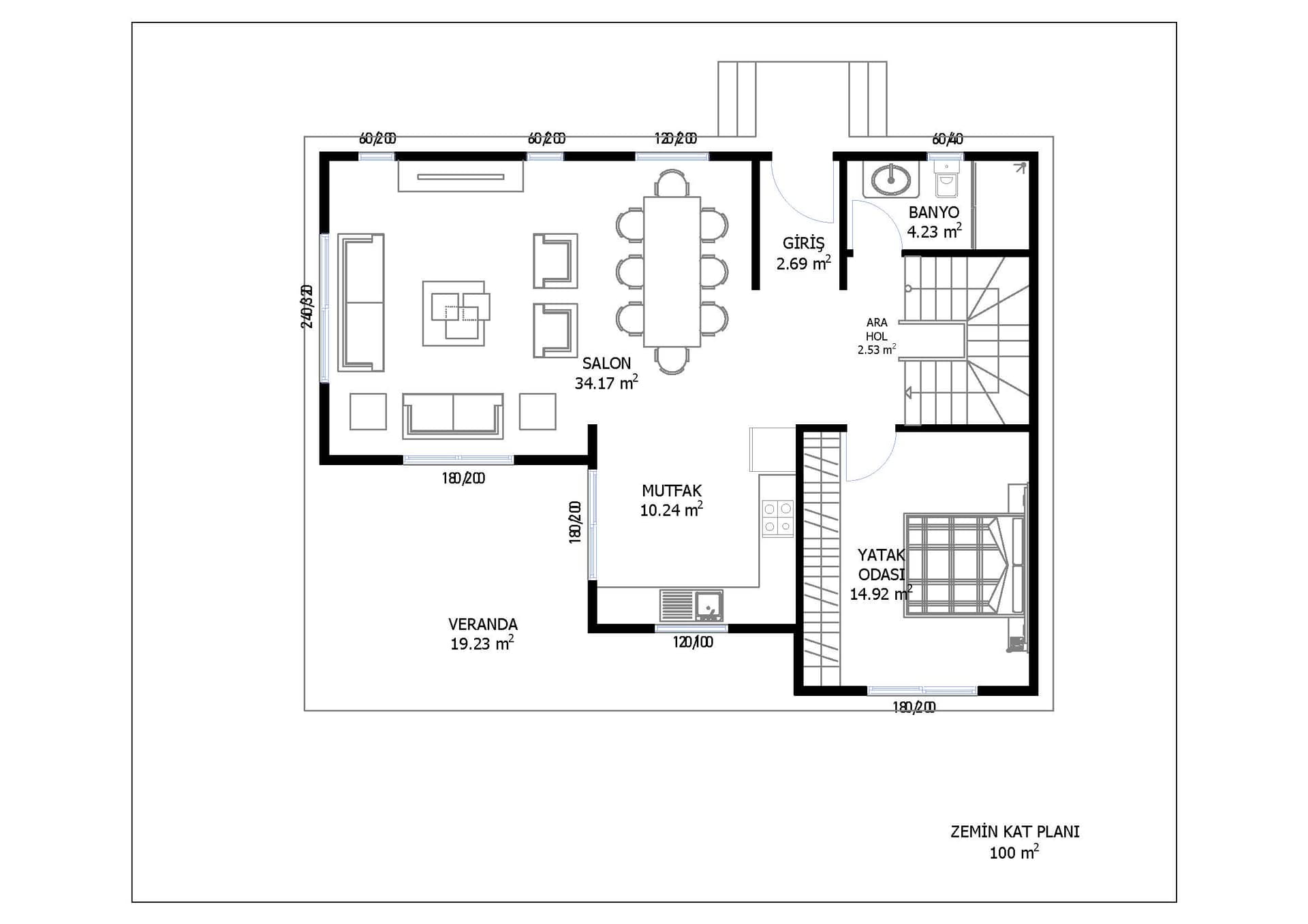 LB-2334 334 m² çelik ev dış cephe 3