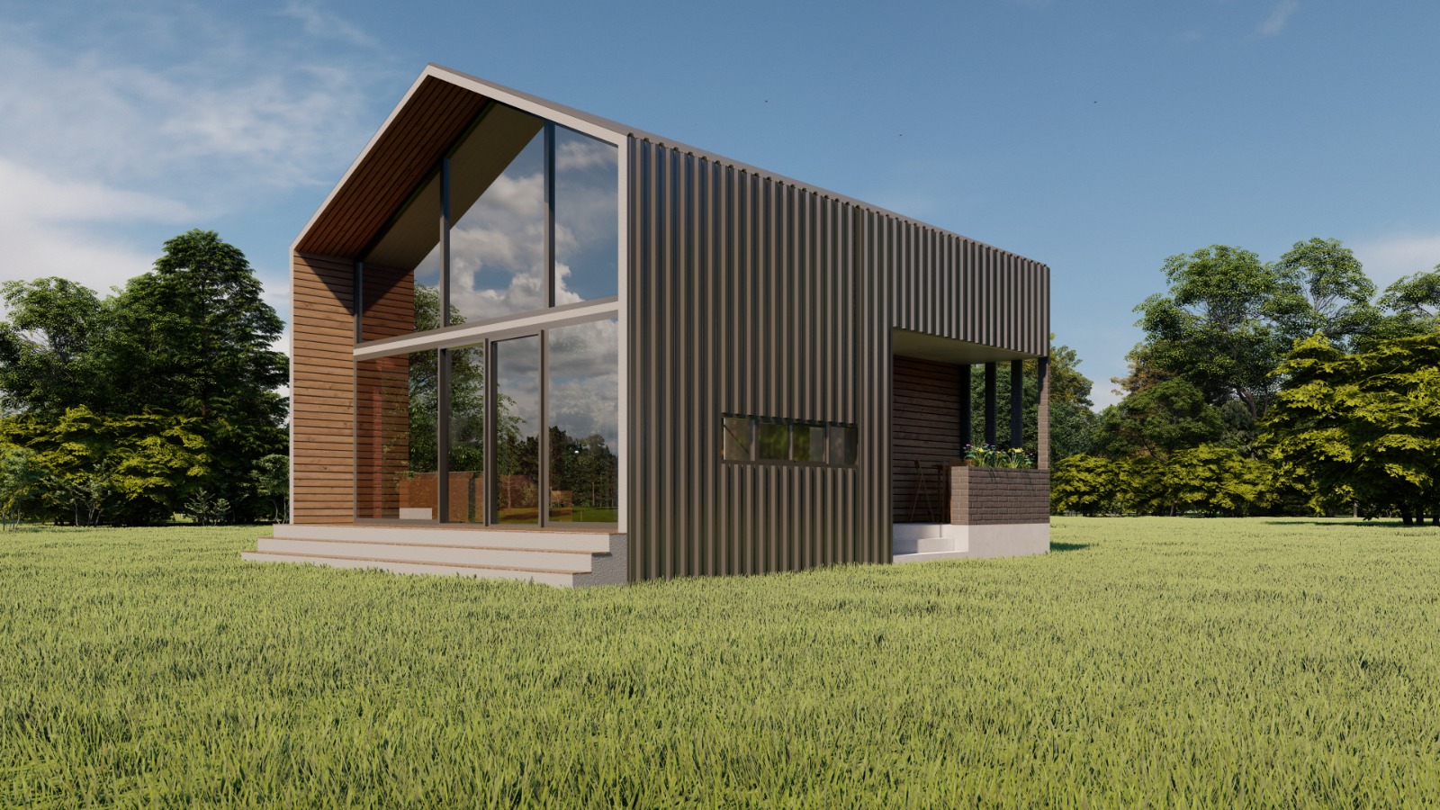 Çift Katlı Çelik 114 m² Konut — 2. fotoğraf