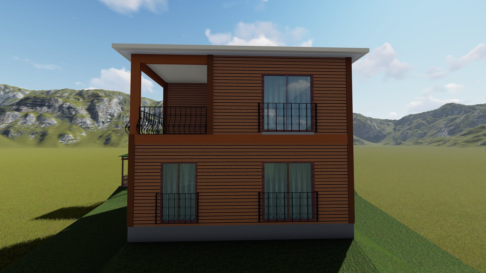 Çift Katlı Çelik 126 m² Konut — 2. fotoğraf