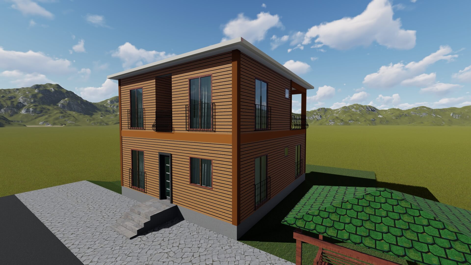 Çift Katlı Çelik 126 m² Konut — 3. fotoğraf