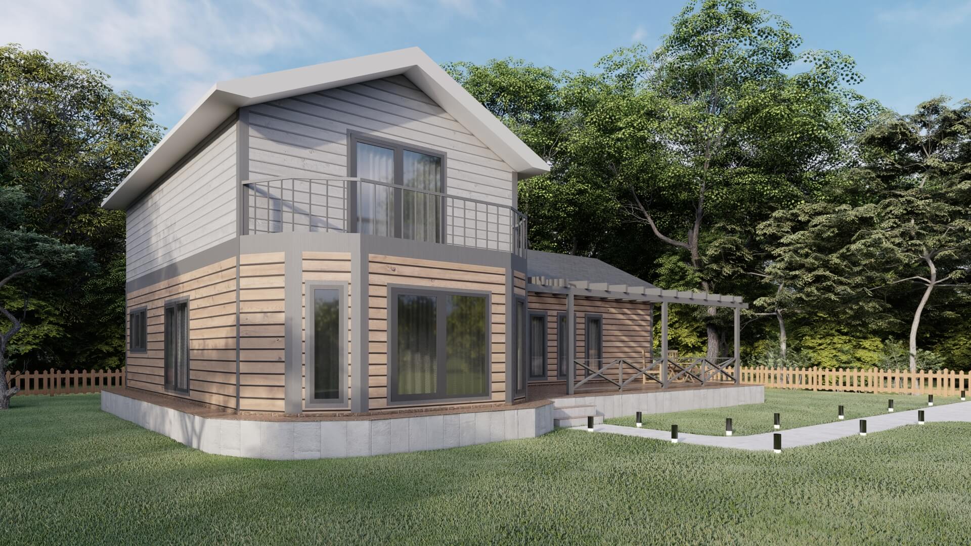 Çift Katlı Çelik 170 m² Konut — 3. fotoğraf