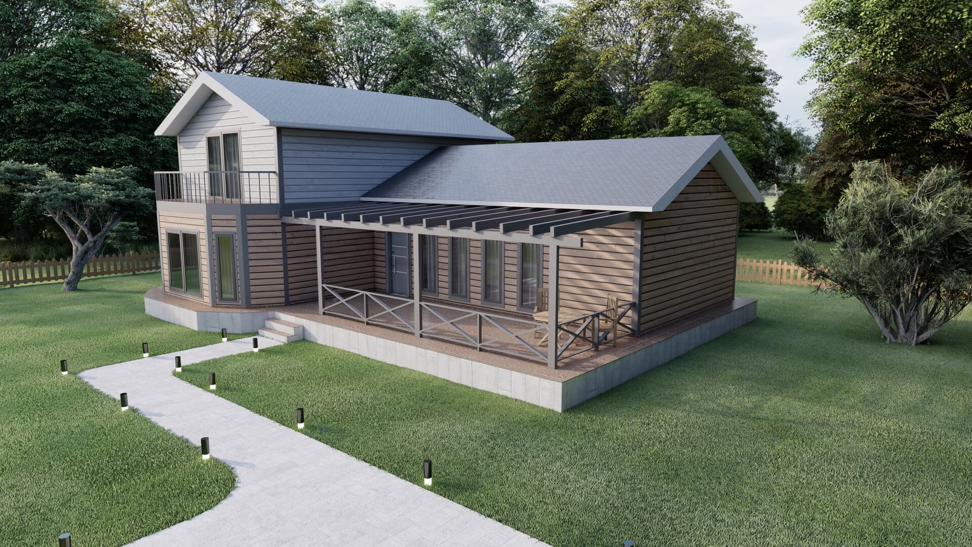 Çift Katlı Çelik 170 m² Konut — 4. fotoğraf