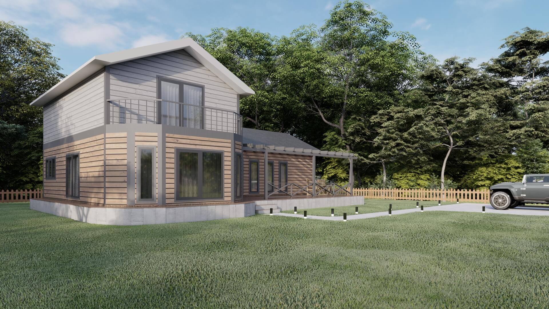 Çift Katlı Çelik 170 m² Konut — 5. fotoğraf