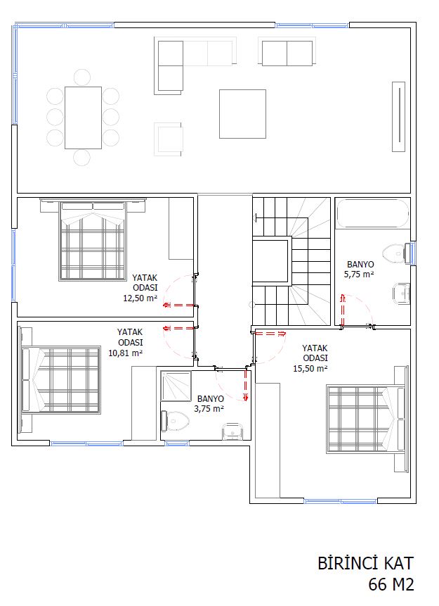Çift Katlı Çelik 203 m² Konut — 6. fotoğraf