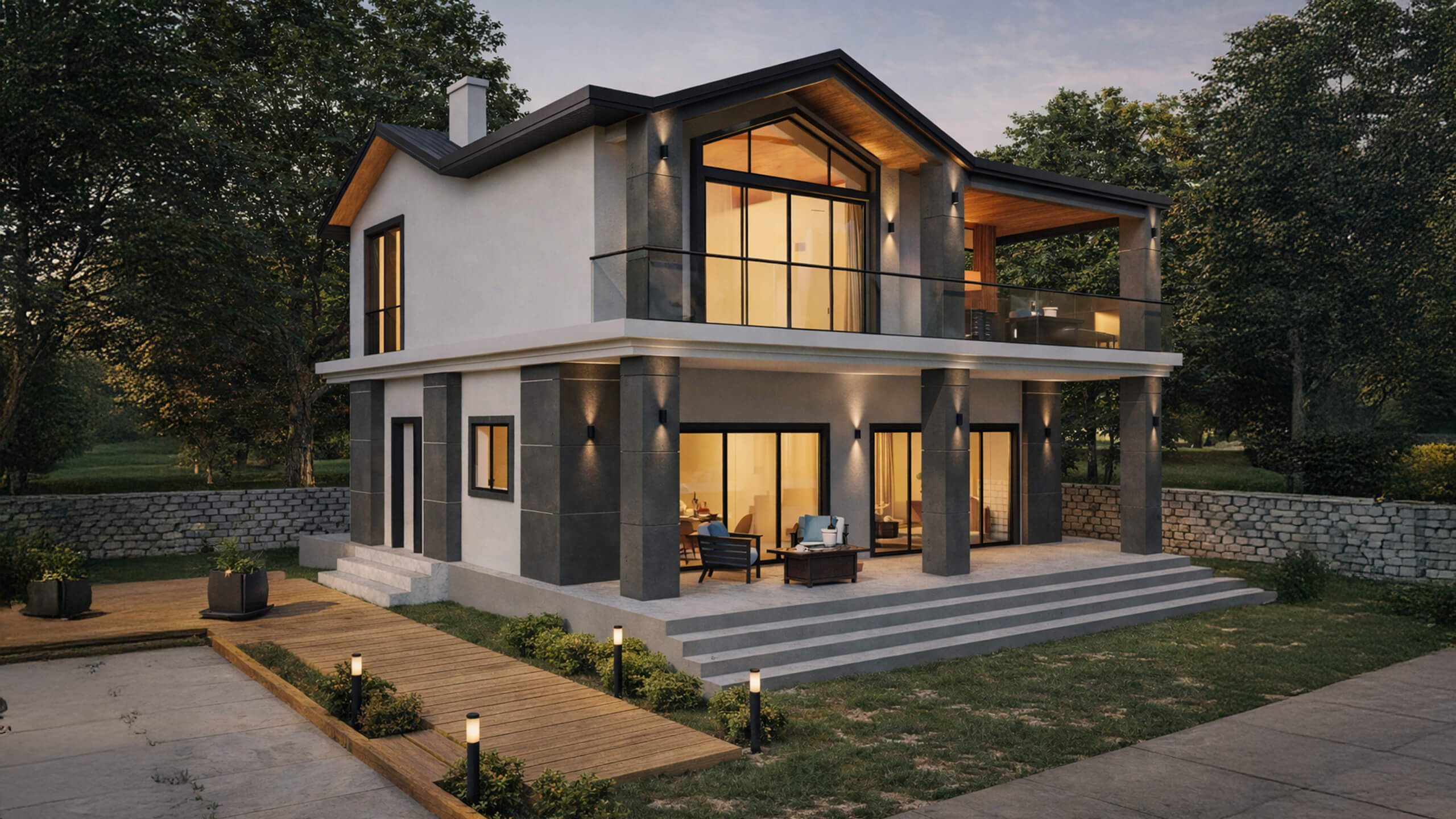 Çift Katlı Çelik 220 m² Konut — 2. fotoğraf