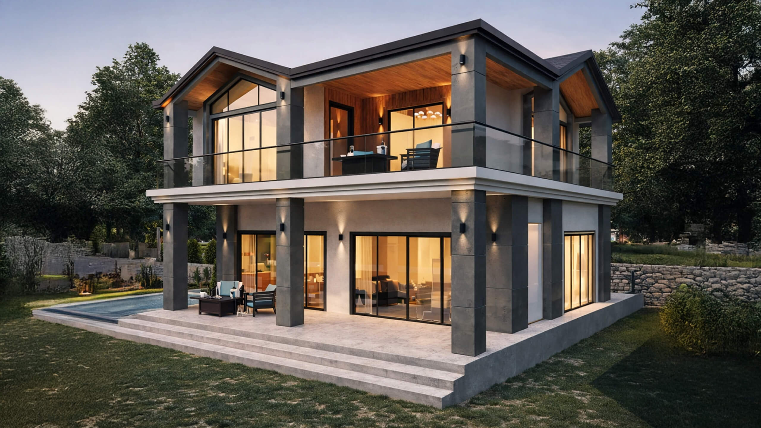Çift Katlı Çelik 220 m² Konut — 3. fotoğraf