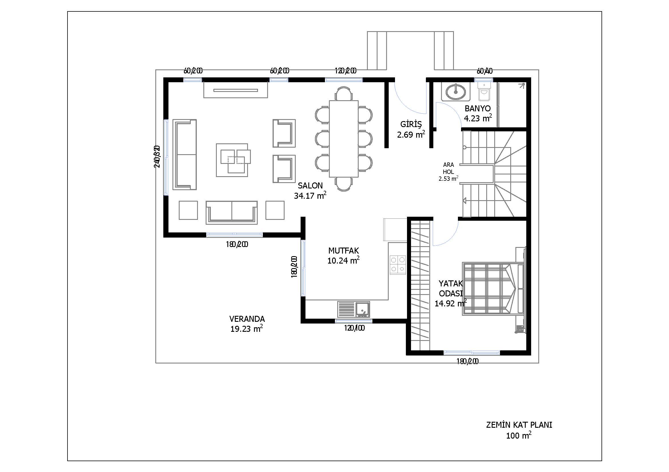 Çift Katlı Çelik 334 m² Konut — 2. fotoğraf