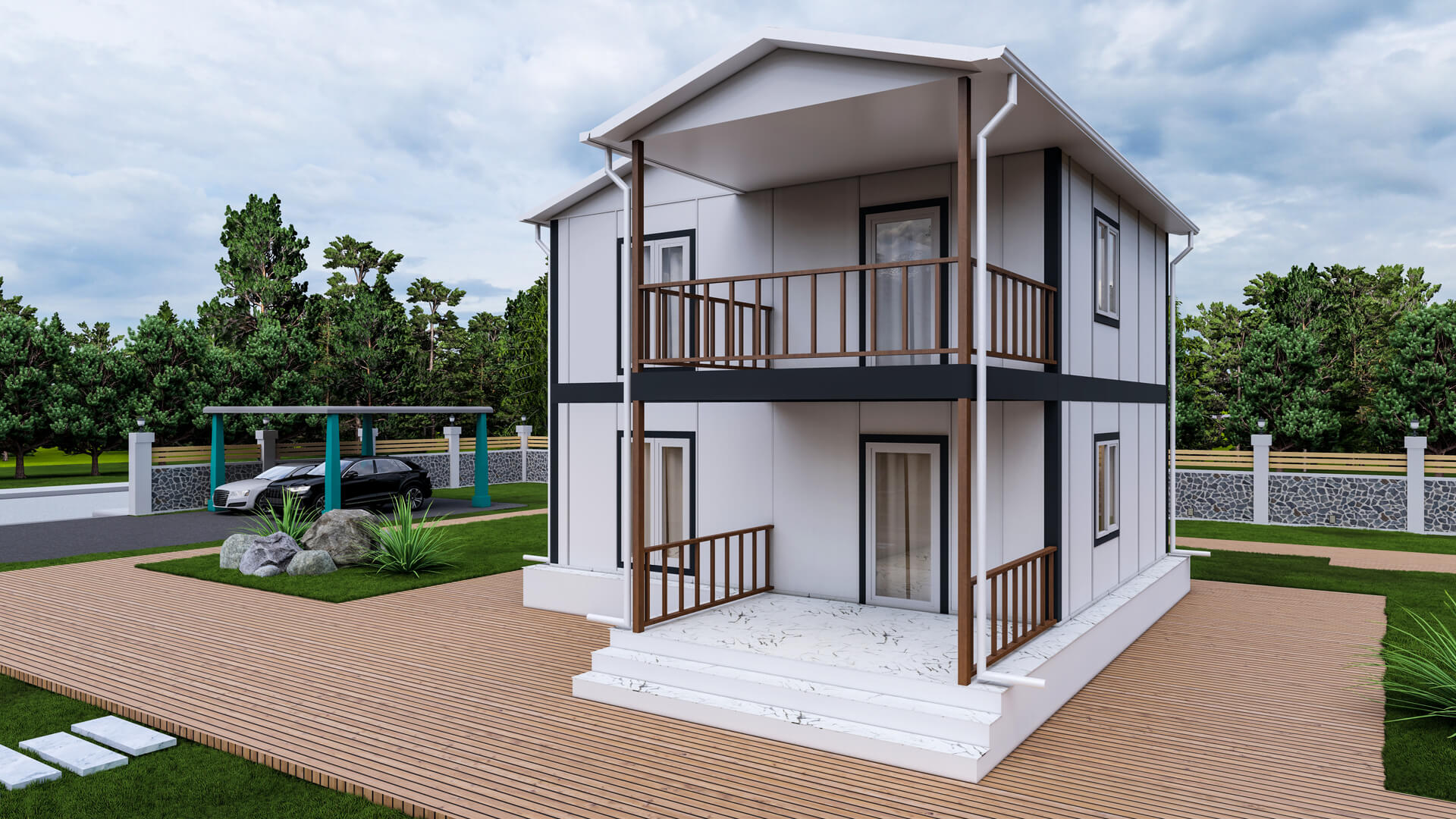 Çift Katlı Prefabrik 114 m² Konut — 6. fotoğraf