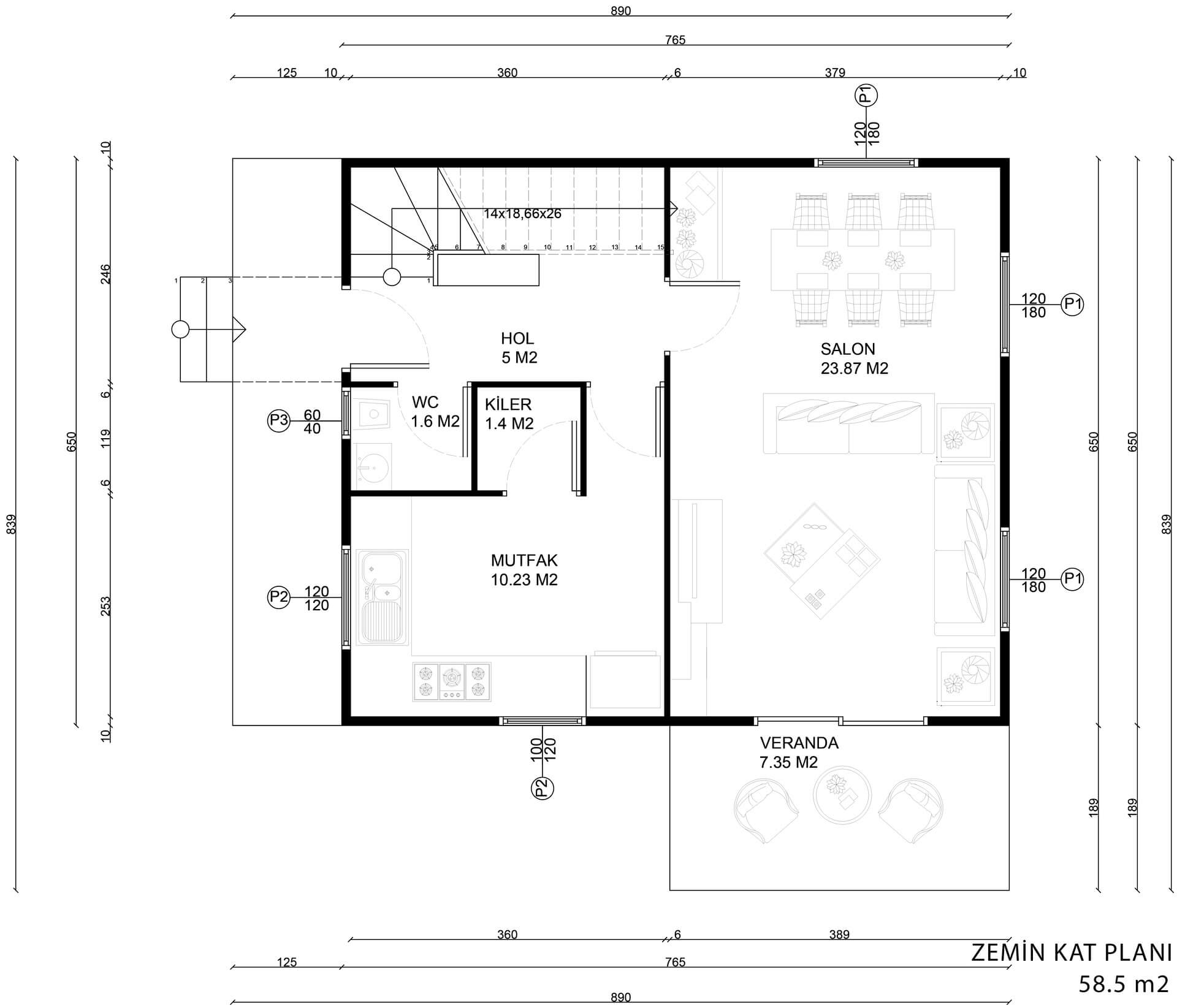 Çift Katlı Prefabrik 114 m² Konut — 8. fotoğraf