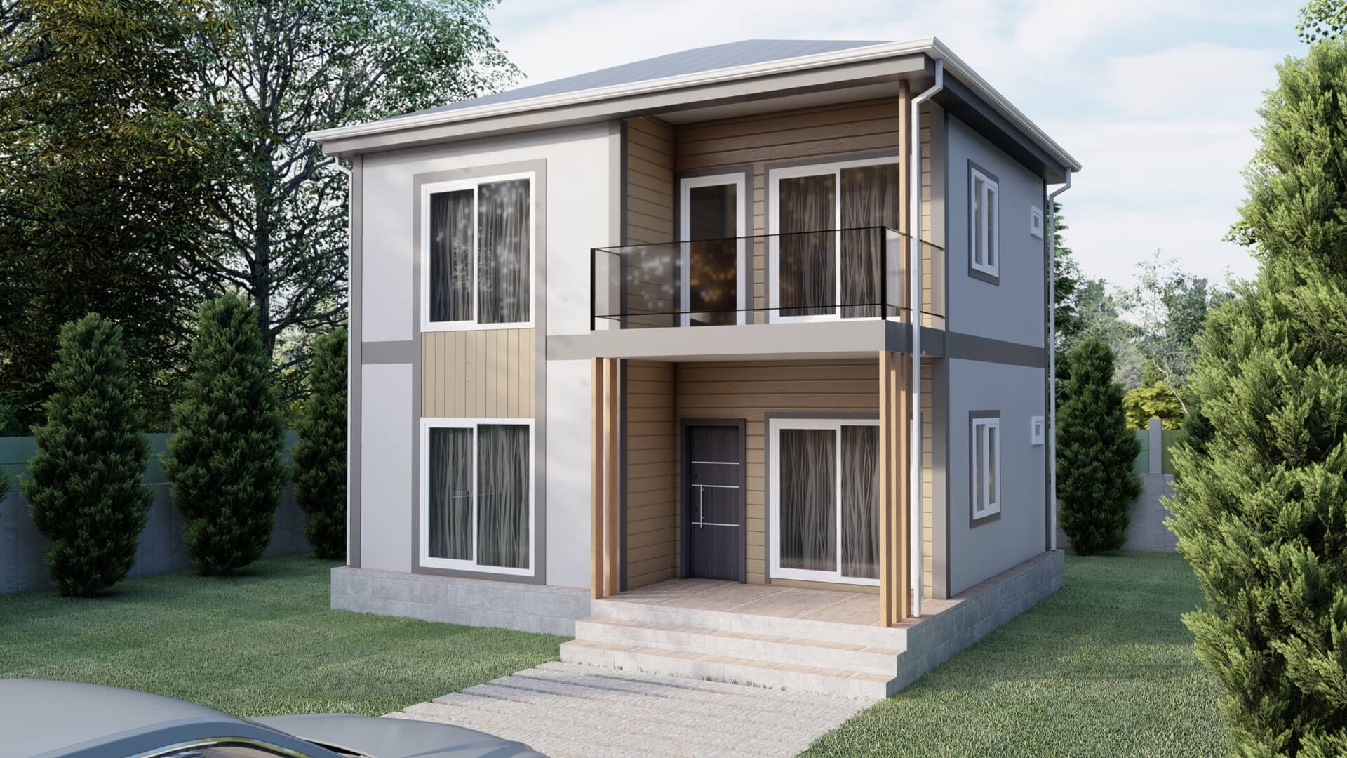 Çift Katlı Prefabrik 120 m² Konut — 3. fotoğraf