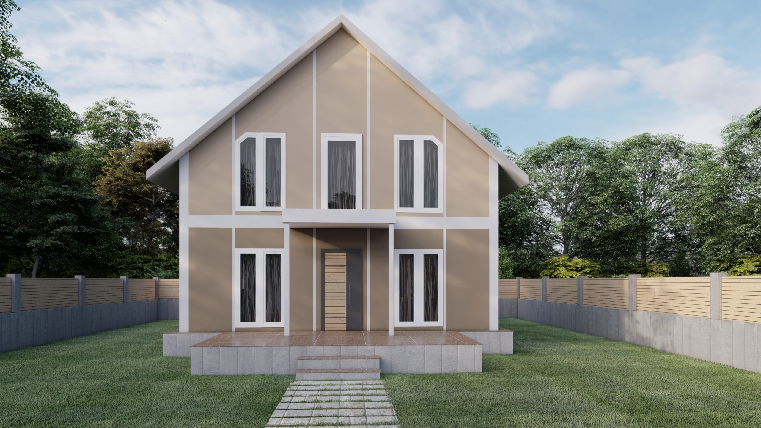Çift Katlı Prefabrik 142 m² Konut — 6. fotoğraf