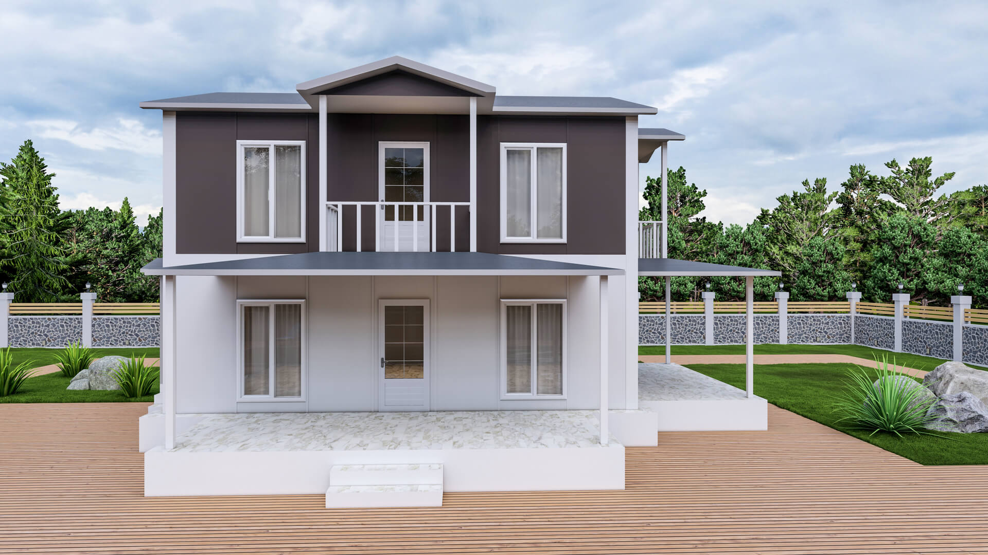Çift Katlı Prefabrik 155 m² Konut — 2. fotoğraf
