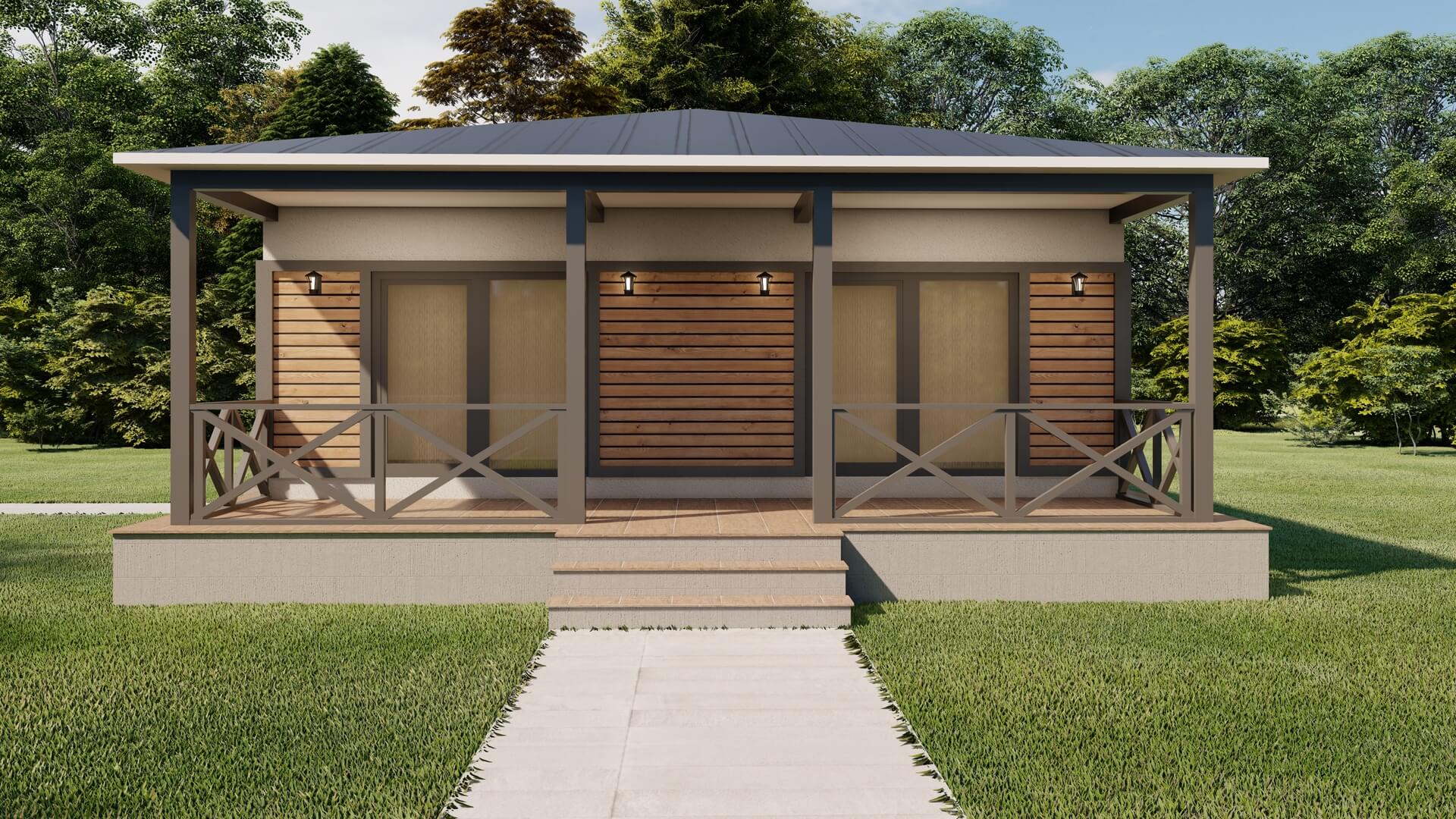 Tek Katlı Çelik 90 m² Konut (LB-1090) — 2. fotoğraf