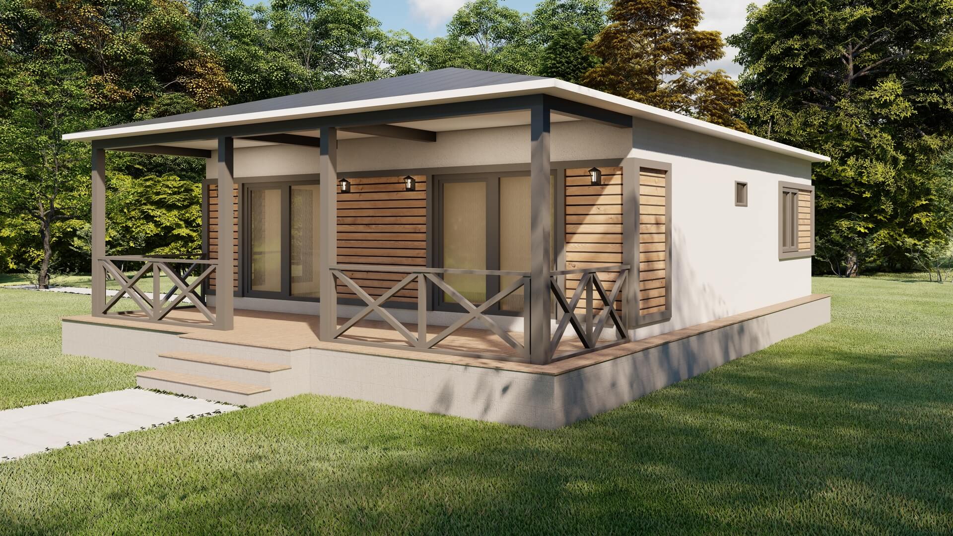 Tek Katlı Çelik 90 m² Konut (LB-1090) — 3. fotoğraf