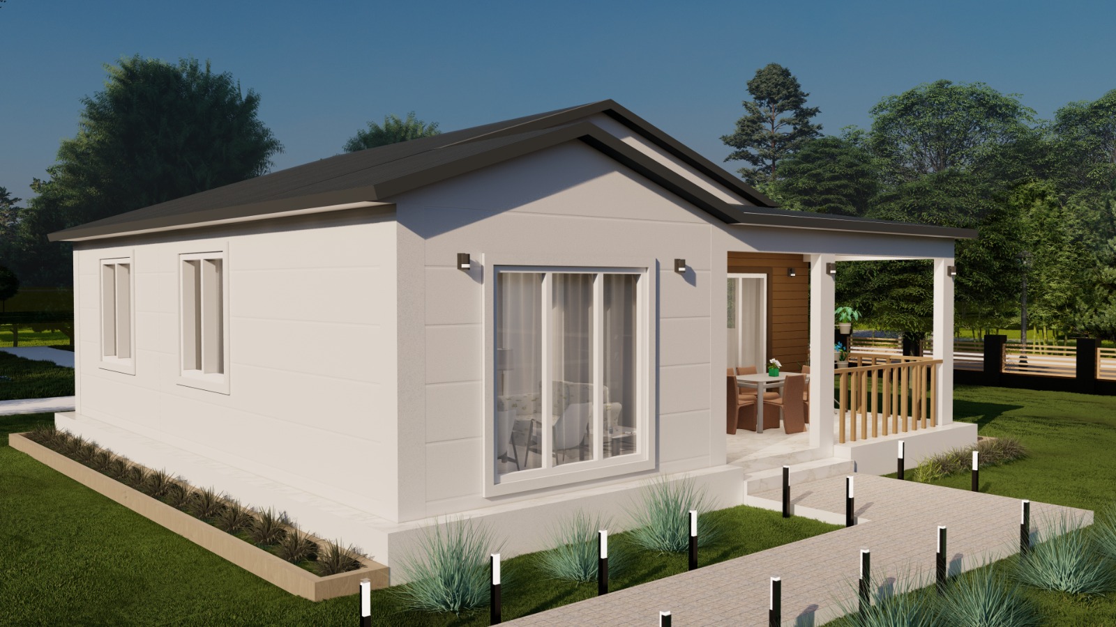 Tek Katlı Çelik 90 m² Konut (LB-1090S) — 5. fotoğraf