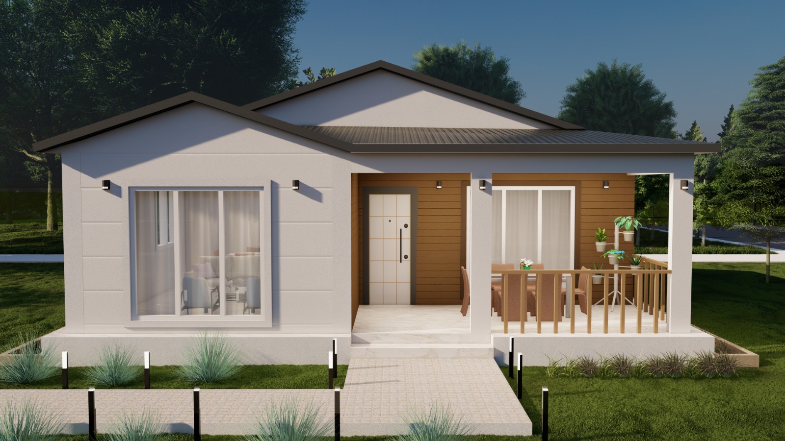 Tek Katlı Çelik 90 m² Konut (LB-1090S) — 7. fotoğraf