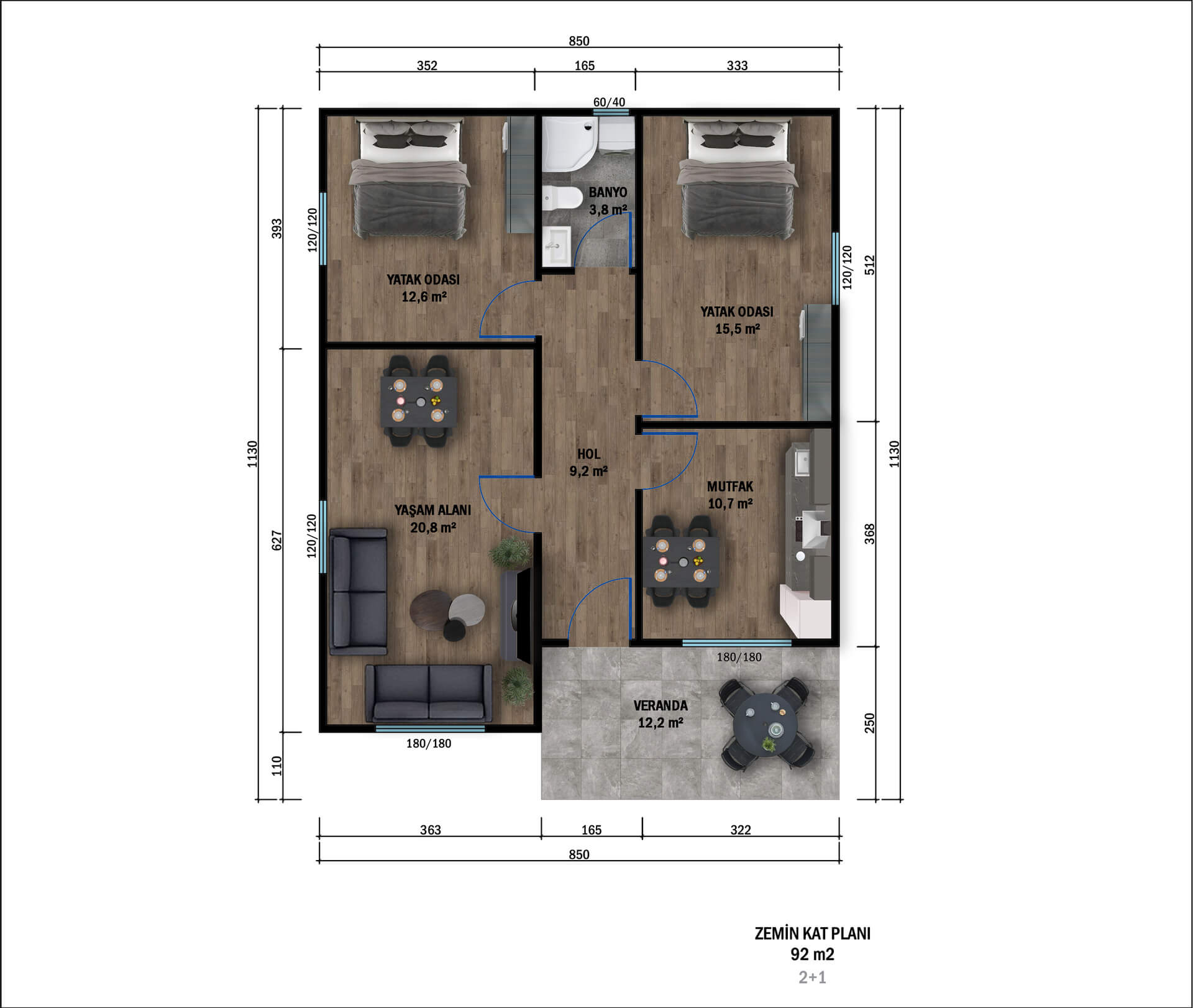 Tek Katlı Çelik 92 m² Konut — 7. fotoğraf