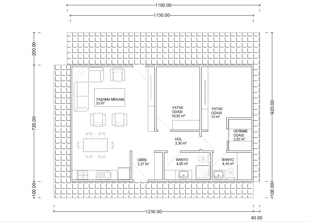 Tek Katlı Çelik 130 m² Konut — 6. fotoğraf