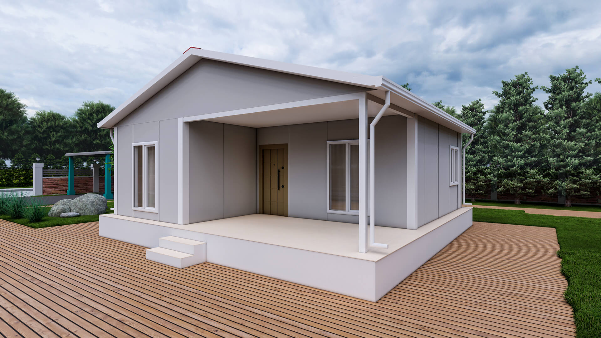 Tek Katlı Prefabrik 60 m² Konut — 2. fotoğraf