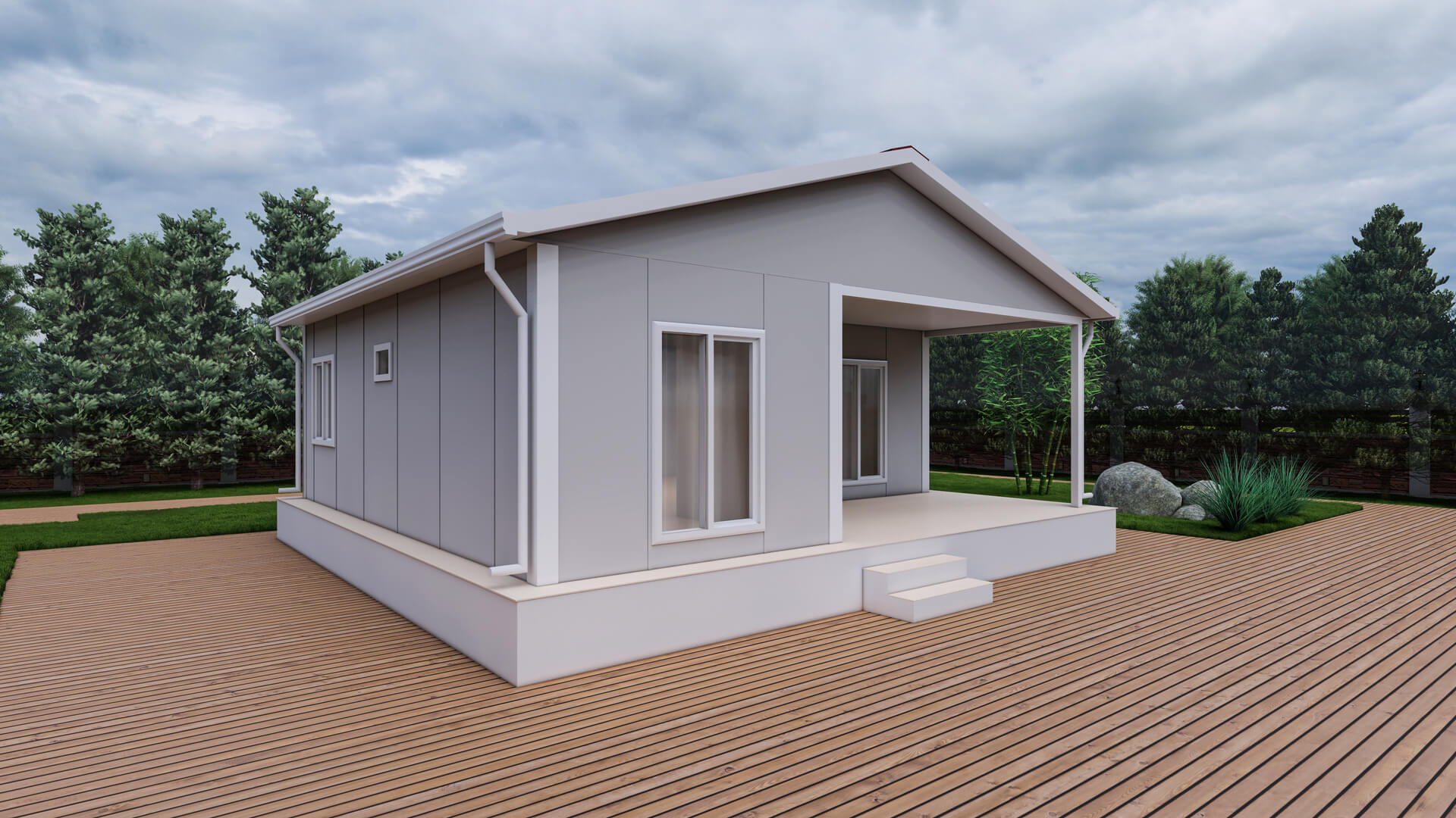 Tek Katlı Prefabrik 60 m² Konut — 3. fotoğraf