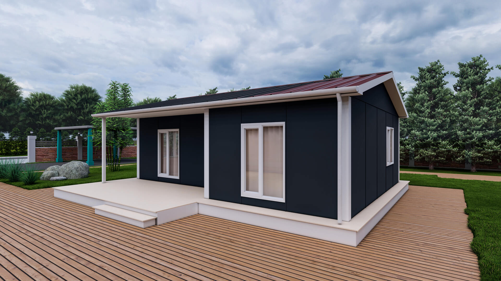 Tek Katlı Prefabrik 65 m² Konut — 2. fotoğraf