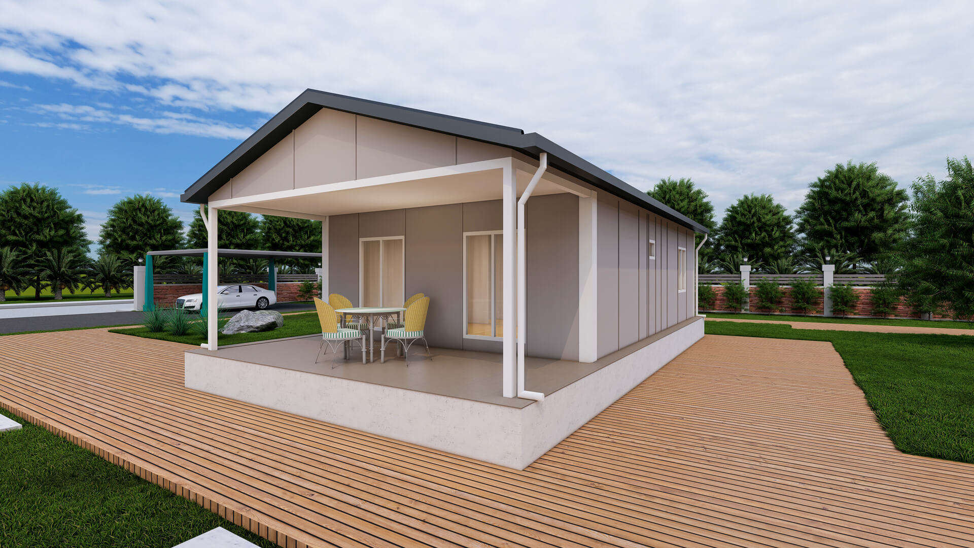 Tek Katlı Prefabrik 67 m² Konut — 3. fotoğraf