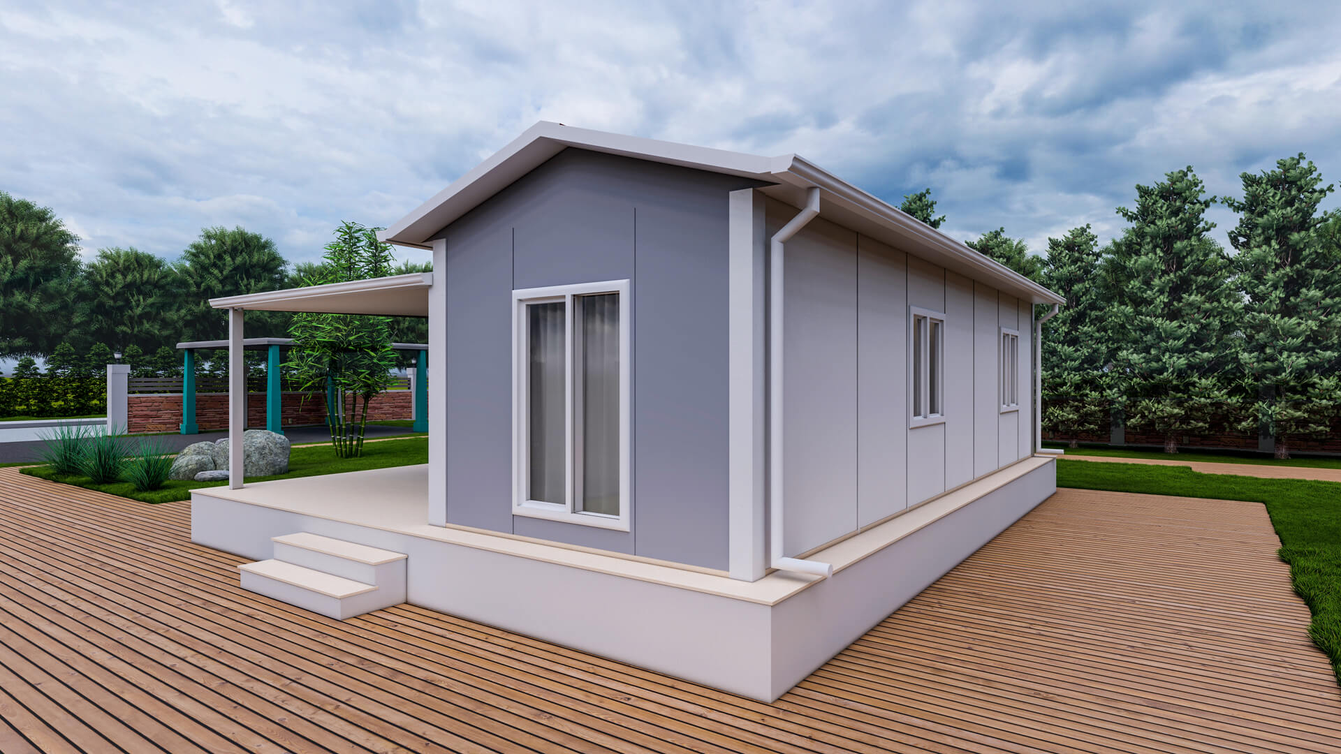 Tek Katlı Prefabrik 70 m² Konut — 2. fotoğraf