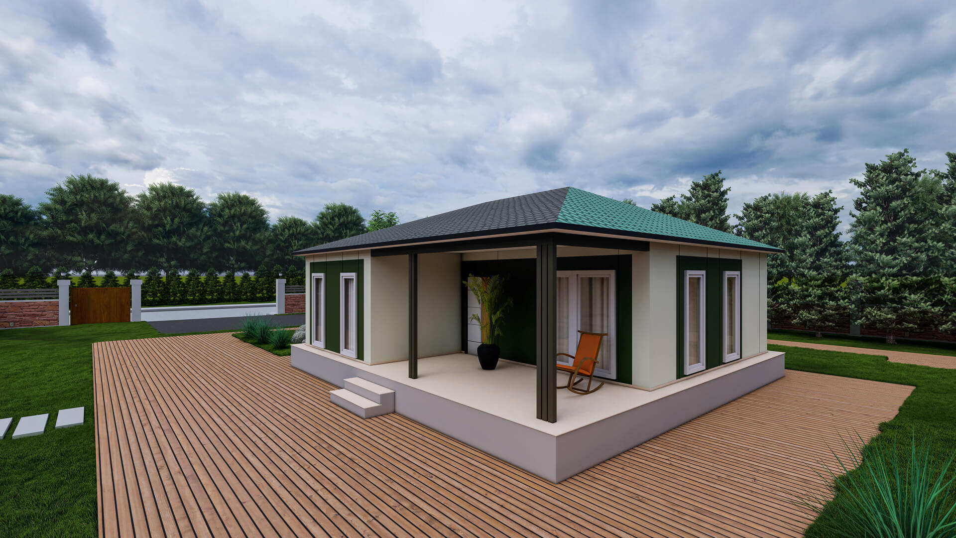 Tek Katlı Prefabrik 76 m² Konut — 2. fotoğraf