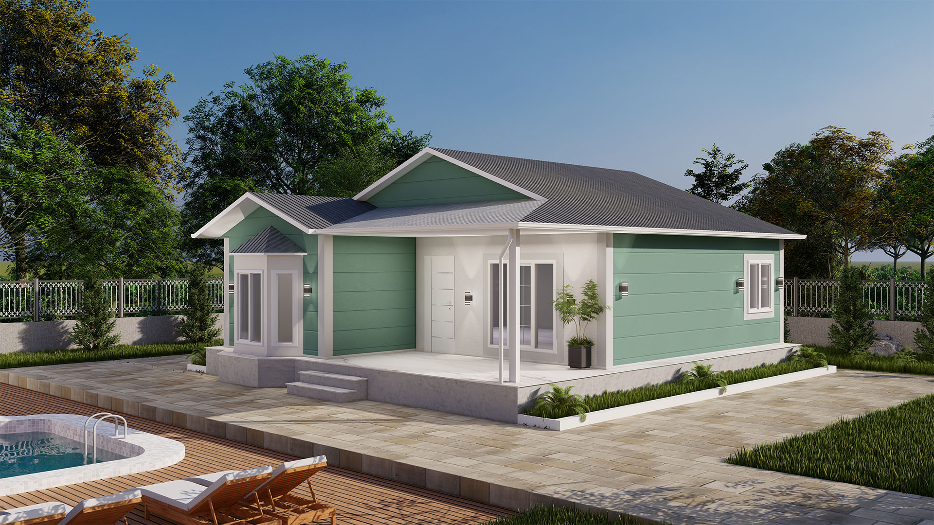 Tek Katlı Prefabrik 82 m² Konut — 4. fotoğraf