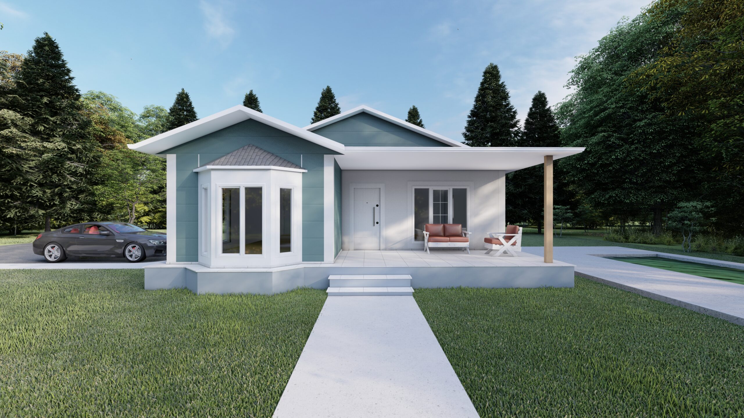 Tek Katlı Prefabrik 82 m² Konut — 5. fotoğraf