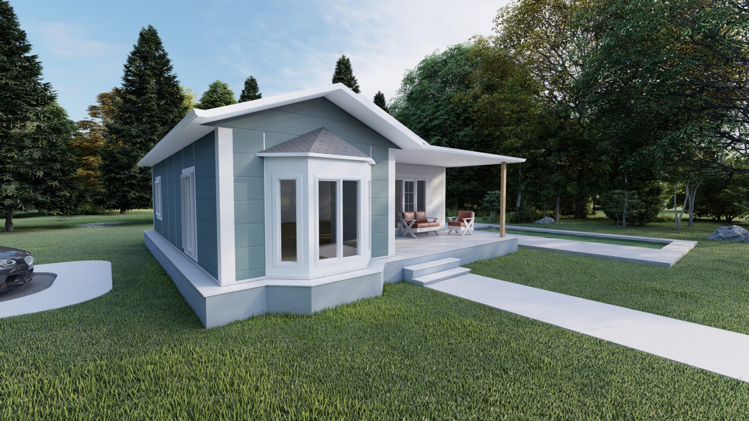 Tek Katlı Prefabrik 82 m² Konut — 6. fotoğraf