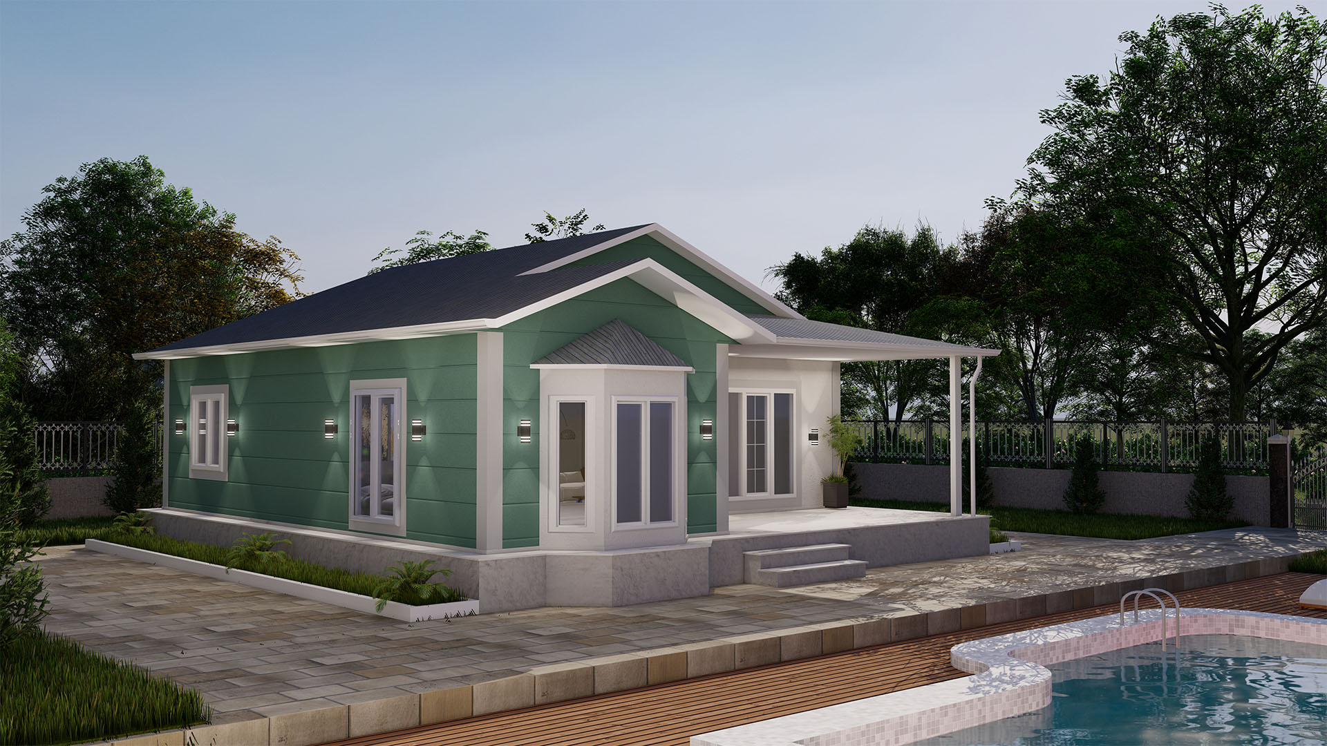 Tek Katlı Prefabrik 82 m² Konut — 9. fotoğraf