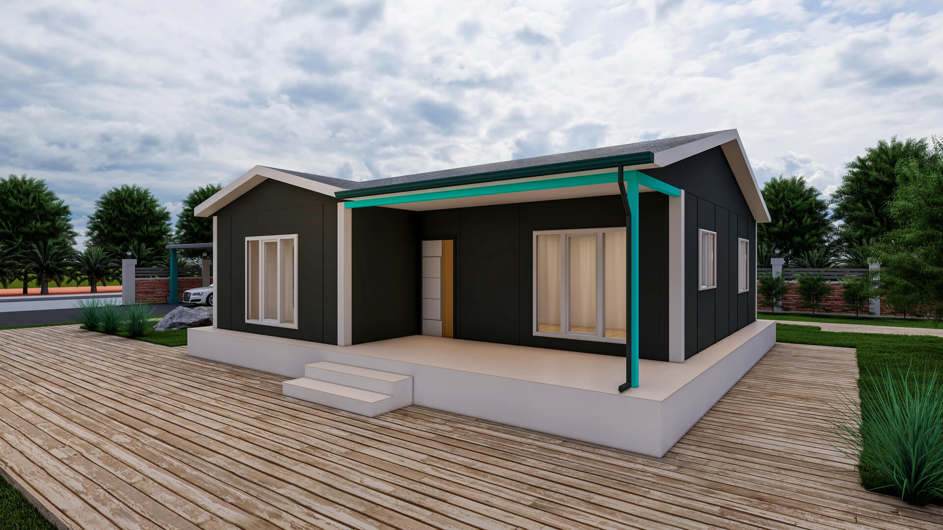 Tek Katlı Prefabrik 85 m² Konut — 3. fotoğraf