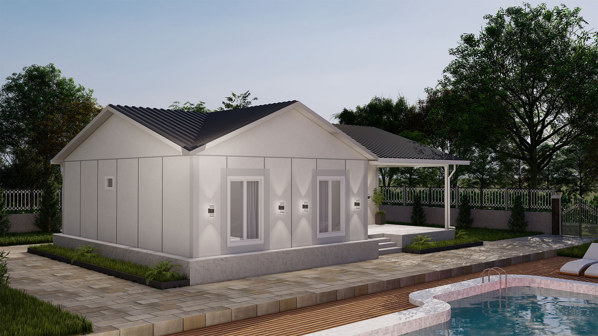 Tek Katlı Prefabrik 92 m² Konut — 2. fotoğraf