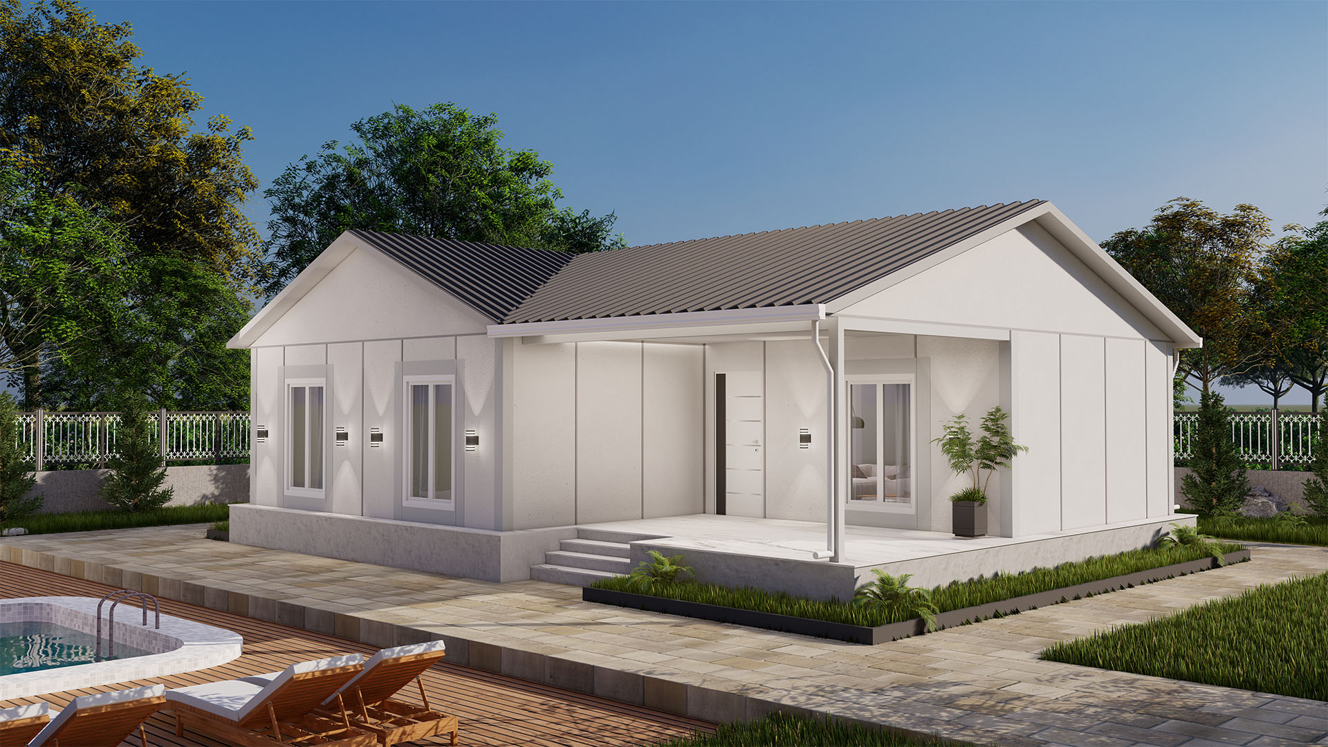 Tek Katlı Prefabrik 92 m² Konut — 3. fotoğraf
