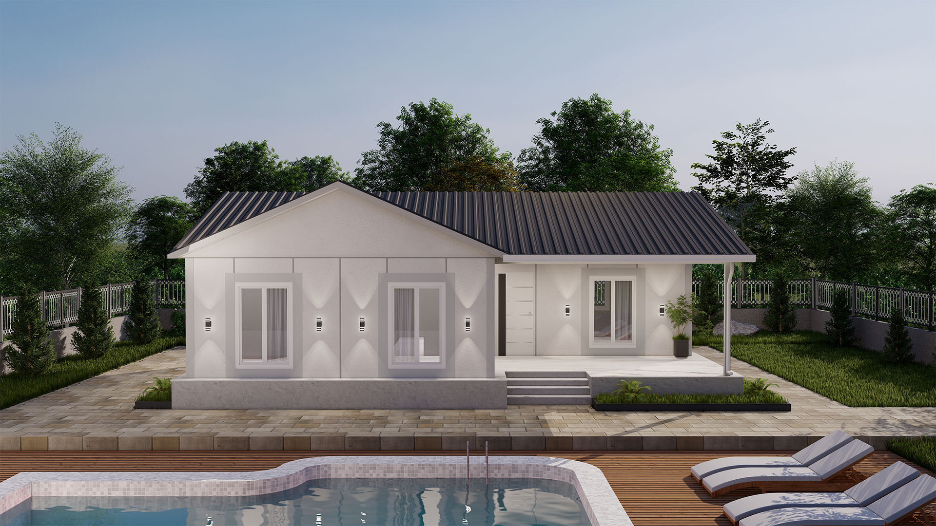 Tek Katlı Prefabrik 92 m² Konut — 4. fotoğraf