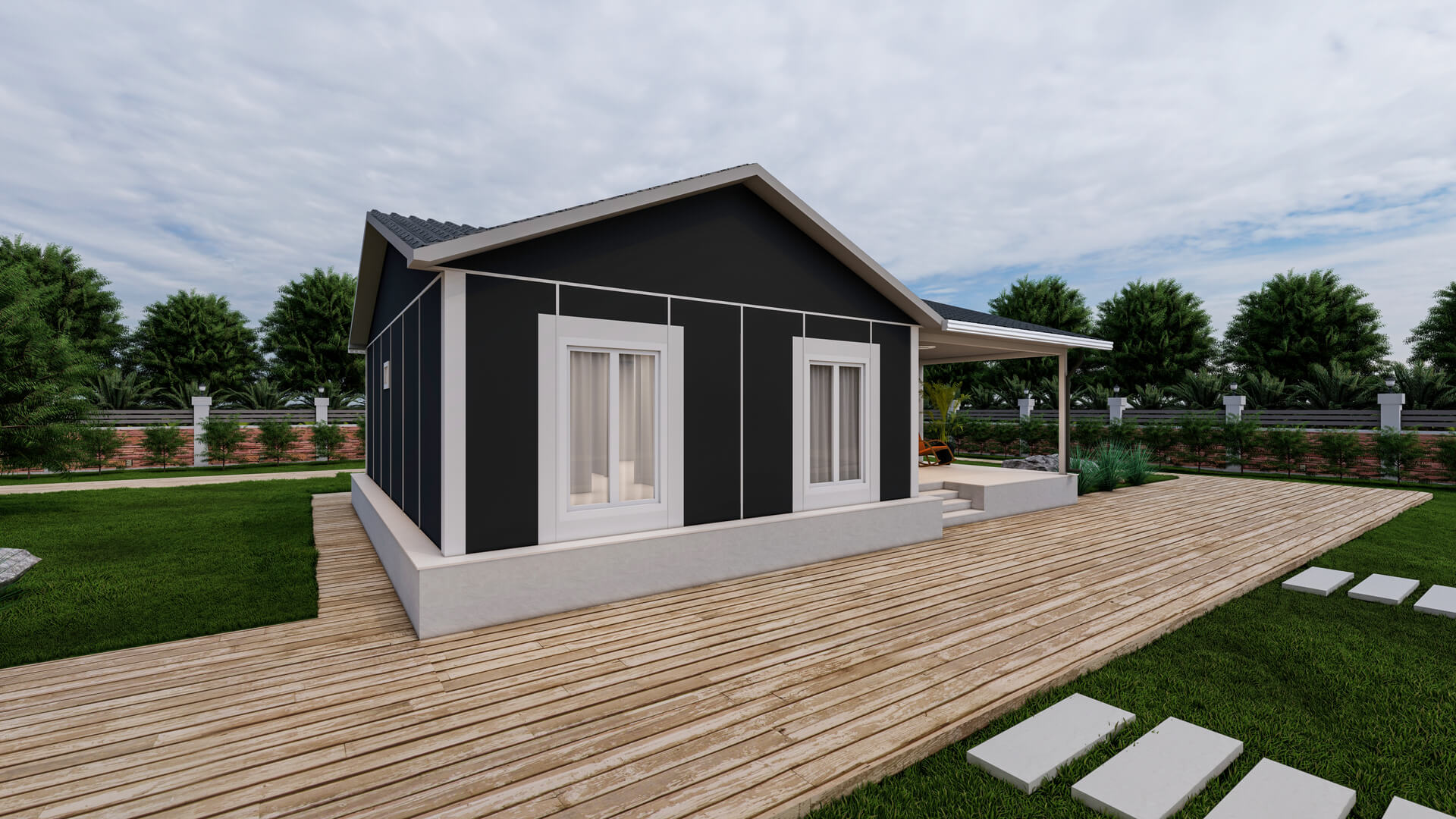 Tek Katlı Prefabrik 92 m² Konut — 6. fotoğraf