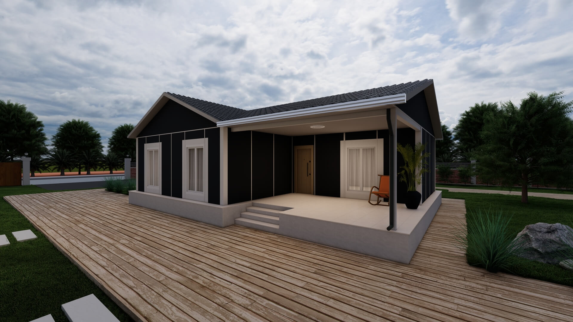 Tek Katlı Prefabrik 92 m² Konut — 7. fotoğraf