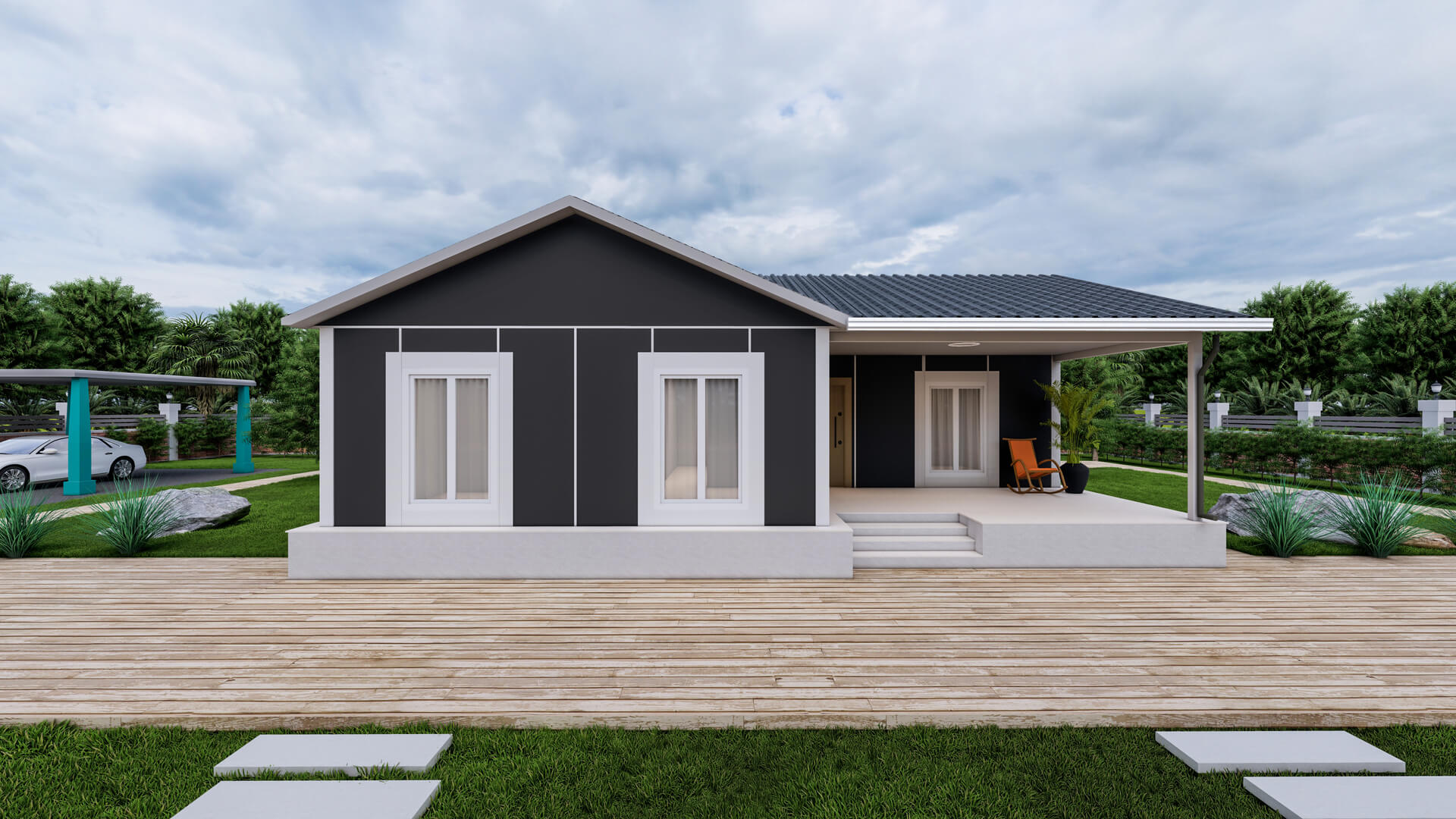 Tek Katlı Prefabrik 92 m² Konut — 8. fotoğraf