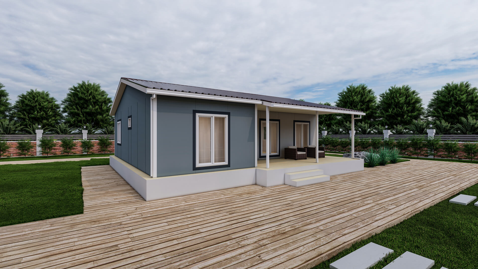 Tek Katlı Prefabrik 94 m² Konut — 2. fotoğraf