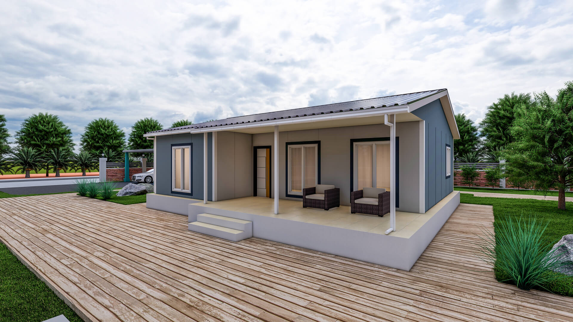 Tek Katlı Prefabrik 94 m² Konut — 3. fotoğraf