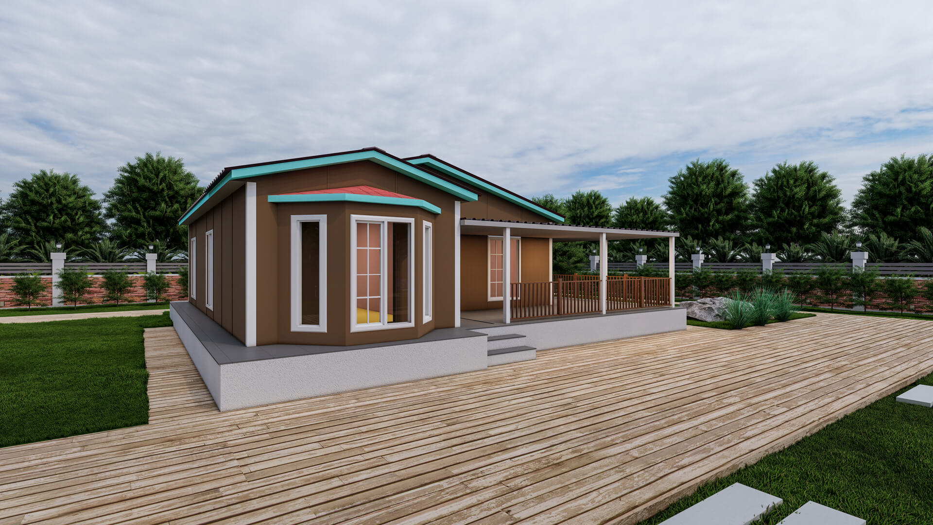 Tek Katlı Prefabrik 95 m² Konut — 2. fotoğraf