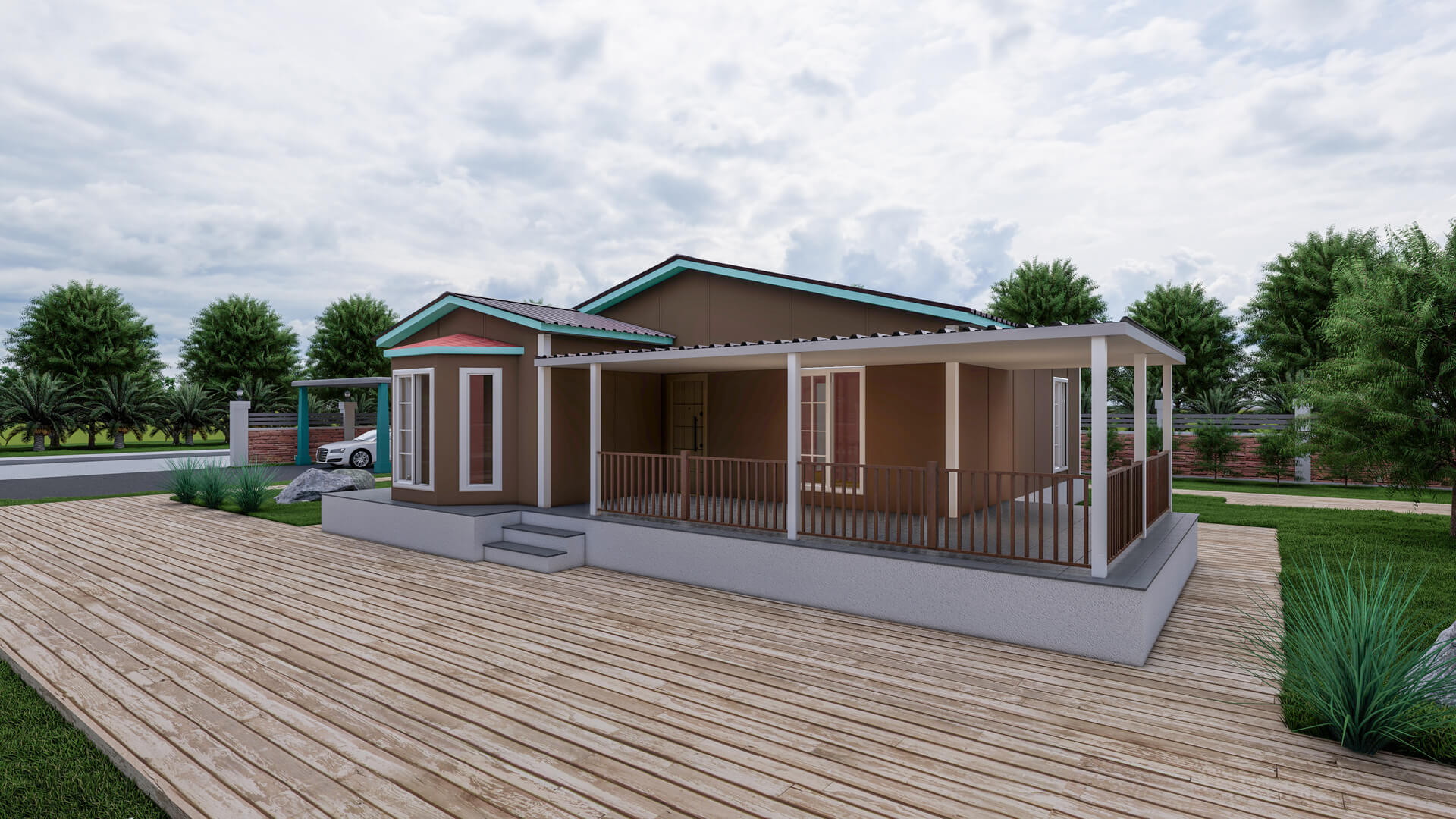 Tek Katlı Prefabrik 95 m² Konut — 3. fotoğraf