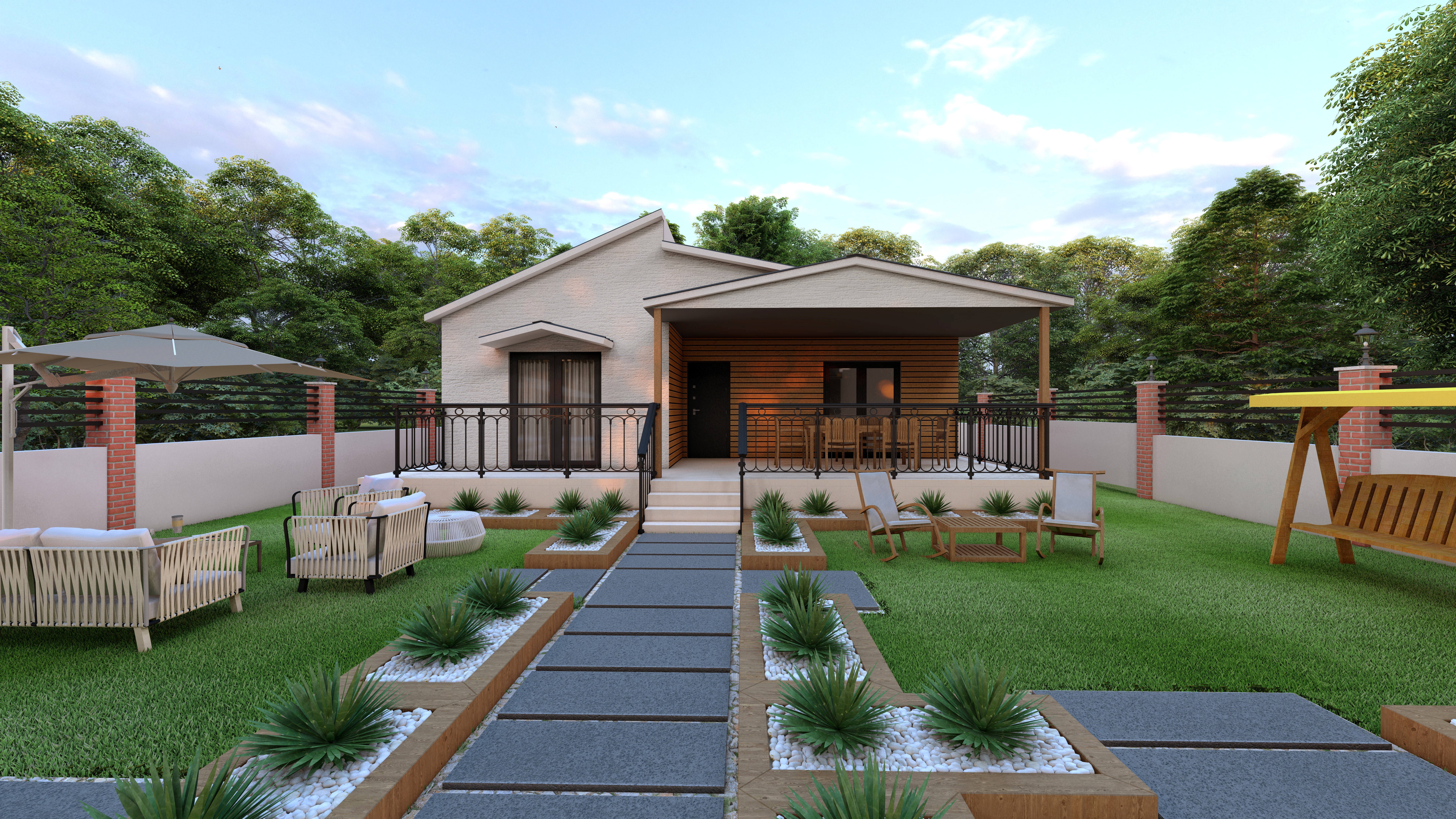 Tek Katlı Prefabrik 98 m² Konut — 6. fotoğraf