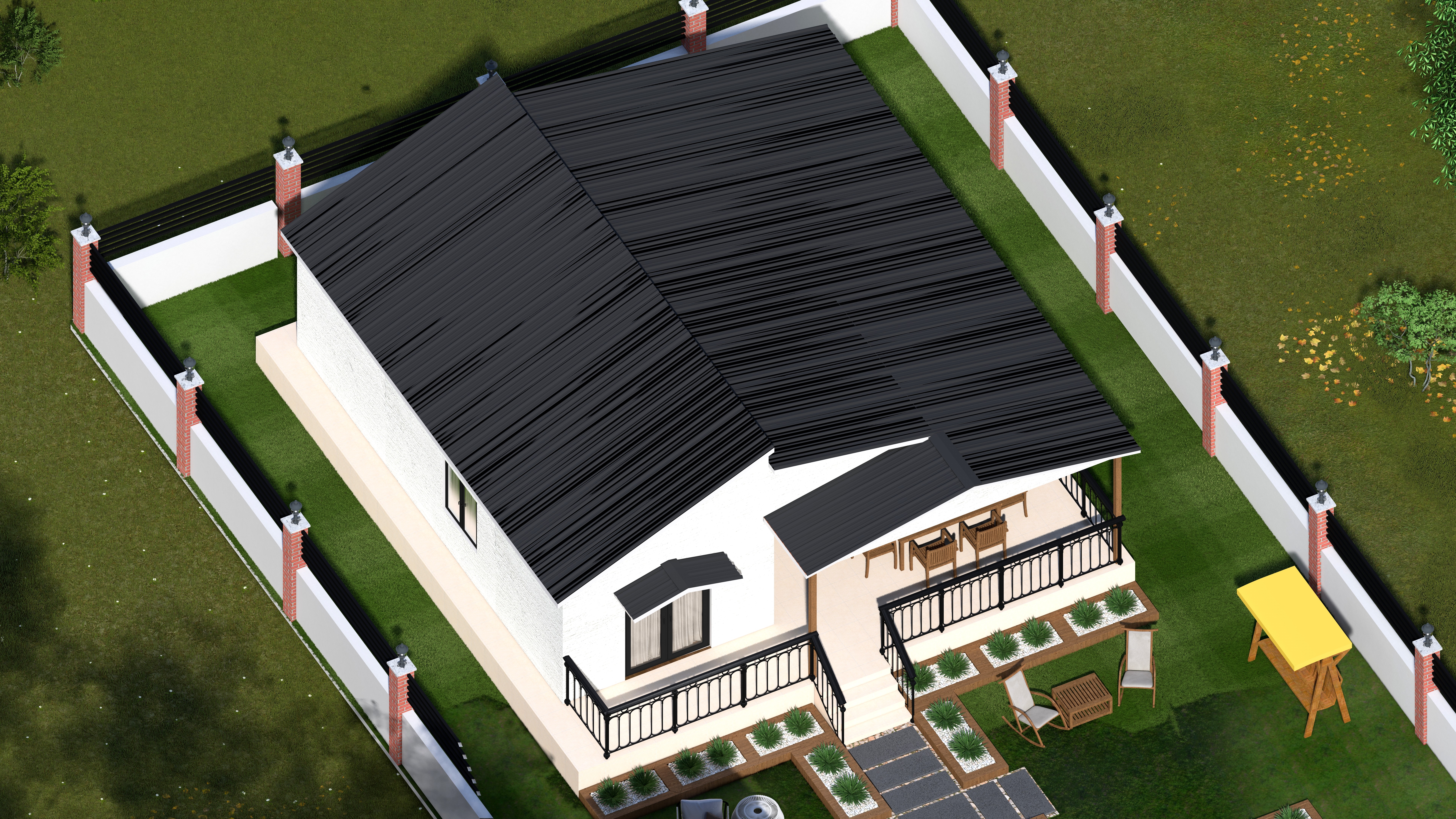 Tek Katlı Prefabrik 98 m² Konut — 10. fotoğraf