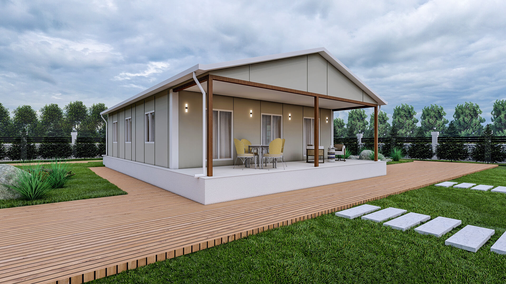 Tek Katlı Prefabrik 105 m² Konut — 2. fotoğraf