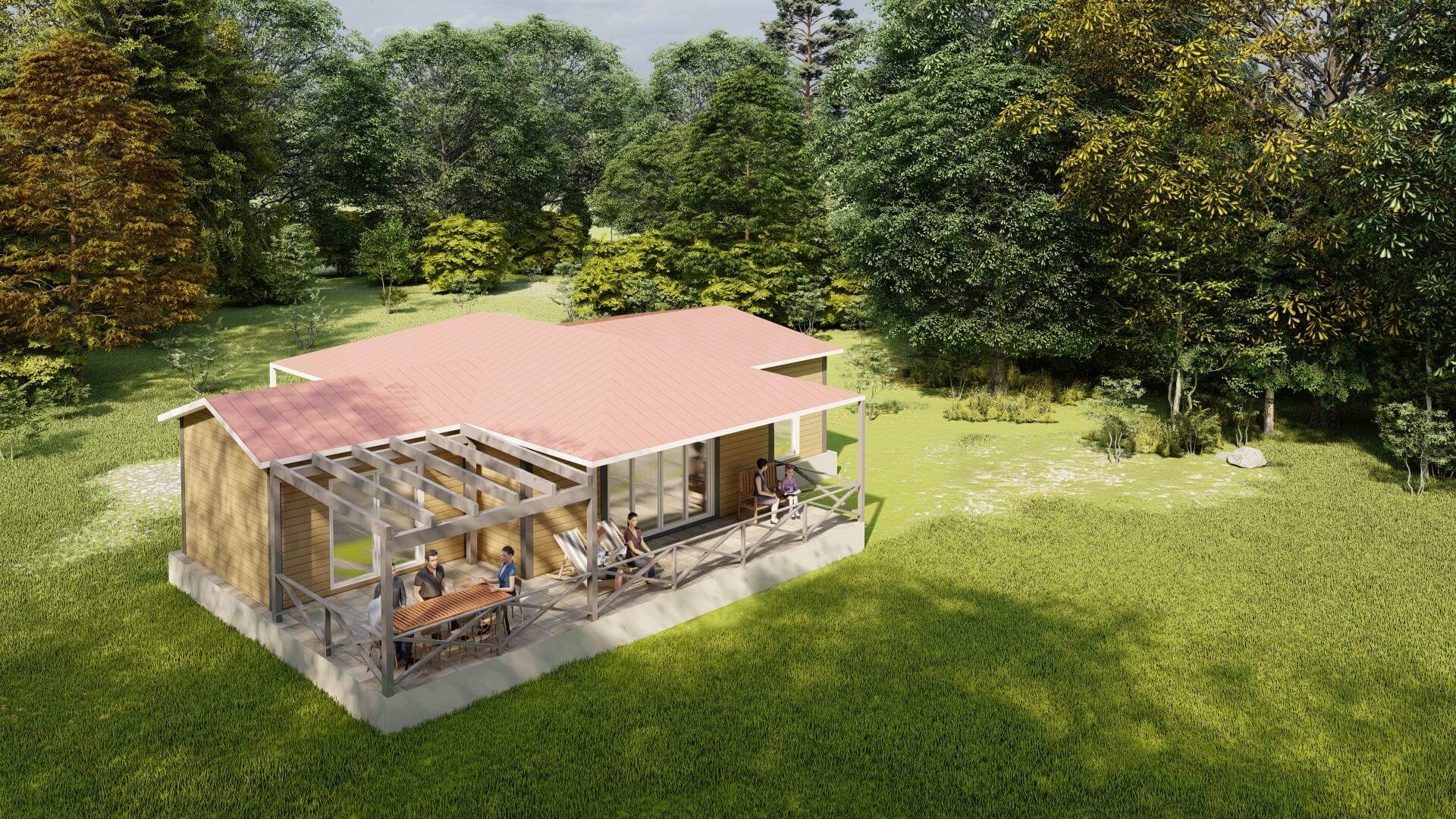 Tek Katlı Prefabrik 135 m² Konut — 3. fotoğraf