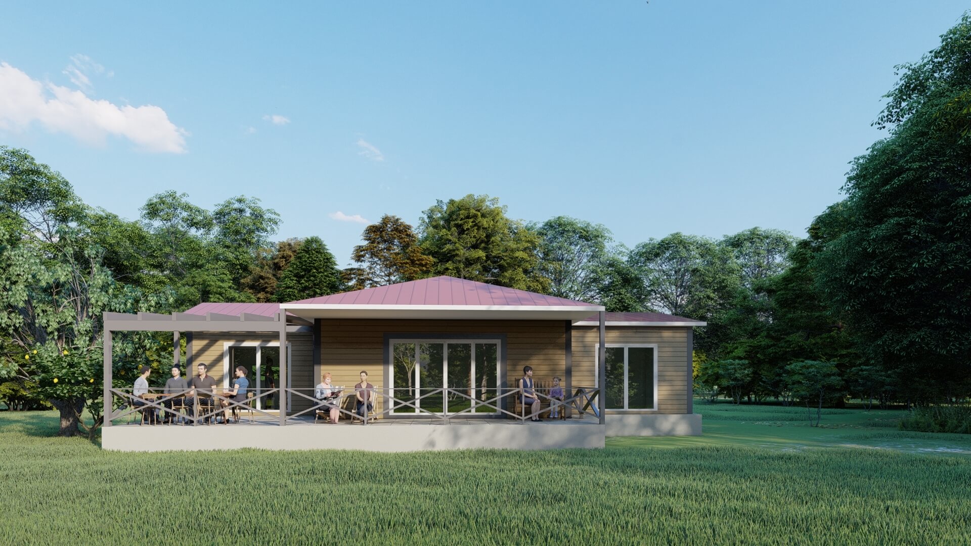 Tek Katlı Prefabrik 135 m² Konut — 4. fotoğraf